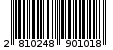 Γραμμωτός κωδικός 2810248901018