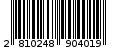 Γραμμωτός κωδικός 2810248904019