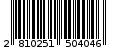 Γραμμωτός κωδικός 2810251504046