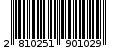 Γραμμωτός κωδικός 2810251901029