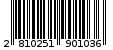 Γραμμωτός κωδικός 2810251901036