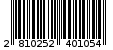 Γραμμωτός κωδικός 2810252401054
