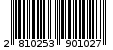 Γραμμωτός κωδικός 2810253901027