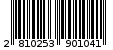Γραμμωτός κωδικός 2810253901041