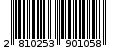Γραμμωτός κωδικός 2810253901058