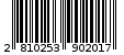 Γραμμωτός κωδικός 2810253902017
