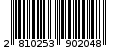 Γραμμωτός κωδικός 2810253902048