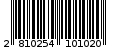 Γραμμωτός κωδικός 2810254101020