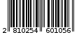 Γραμμωτός κωδικός 2810254601056