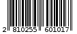 Γραμμωτός κωδικός 2810255601017