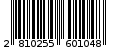 Γραμμωτός κωδικός 2810255601048