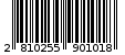 Γραμμωτός κωδικός 2810255901018