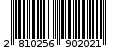 Γραμμωτός κωδικός 2810256902021