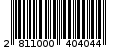 Γραμμωτός κωδικός 2811000404044