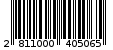 Γραμμωτός κωδικός 2811000405065