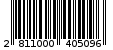 Γραμμωτός κωδικός 2811000405096