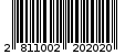 Γραμμωτός κωδικός 2811002202020