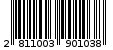 Γραμμωτός κωδικός 2811003901038