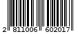 Γραμμωτός κωδικός 2811006602017