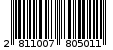 Γραμμωτός κωδικός 2811007805011