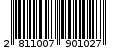 Γραμμωτός κωδικός 2811007901027