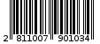 Γραμμωτός κωδικός 2811007901034