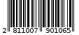 Γραμμωτός κωδικός 2811007901065
