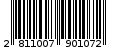 Γραμμωτός κωδικός 2811007901072