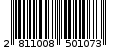 Γραμμωτός κωδικός 2811008501073