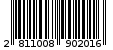 Γραμμωτός κωδικός 2811008902016