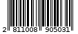 Γραμμωτός κωδικός 2811008905031
