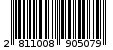 Γραμμωτός κωδικός 2811008905079
