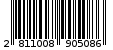 Γραμμωτός κωδικός 2811008905086