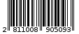 Γραμμωτός κωδικός 2811008905093