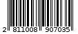 Γραμμωτός κωδικός 2811008907035