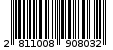 Γραμμωτός κωδικός 2811008908032