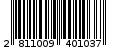 Γραμμωτός κωδικός 2811009401037