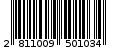 Γραμμωτός κωδικός 2811009501034