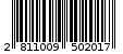 Γραμμωτός κωδικός 2811009502017