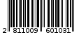 Γραμμωτός κωδικός 2811009601031