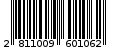 Γραμμωτός κωδικός 2811009601062