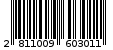 Γραμμωτός κωδικός 2811009603011