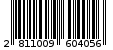 Γραμμωτός κωδικός 2811009604056