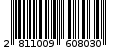 Γραμμωτός κωδικός 2811009608030