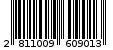 Γραμμωτός κωδικός 2811009609013