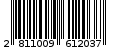 Γραμμωτός κωδικός 2811009612037