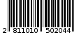 Γραμμωτός κωδικός 2811010502044