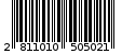 Γραμμωτός κωδικός 2811010505021
