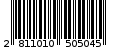 Γραμμωτός κωδικός 2811010505045