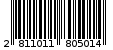 Γραμμωτός κωδικός 2811011805014